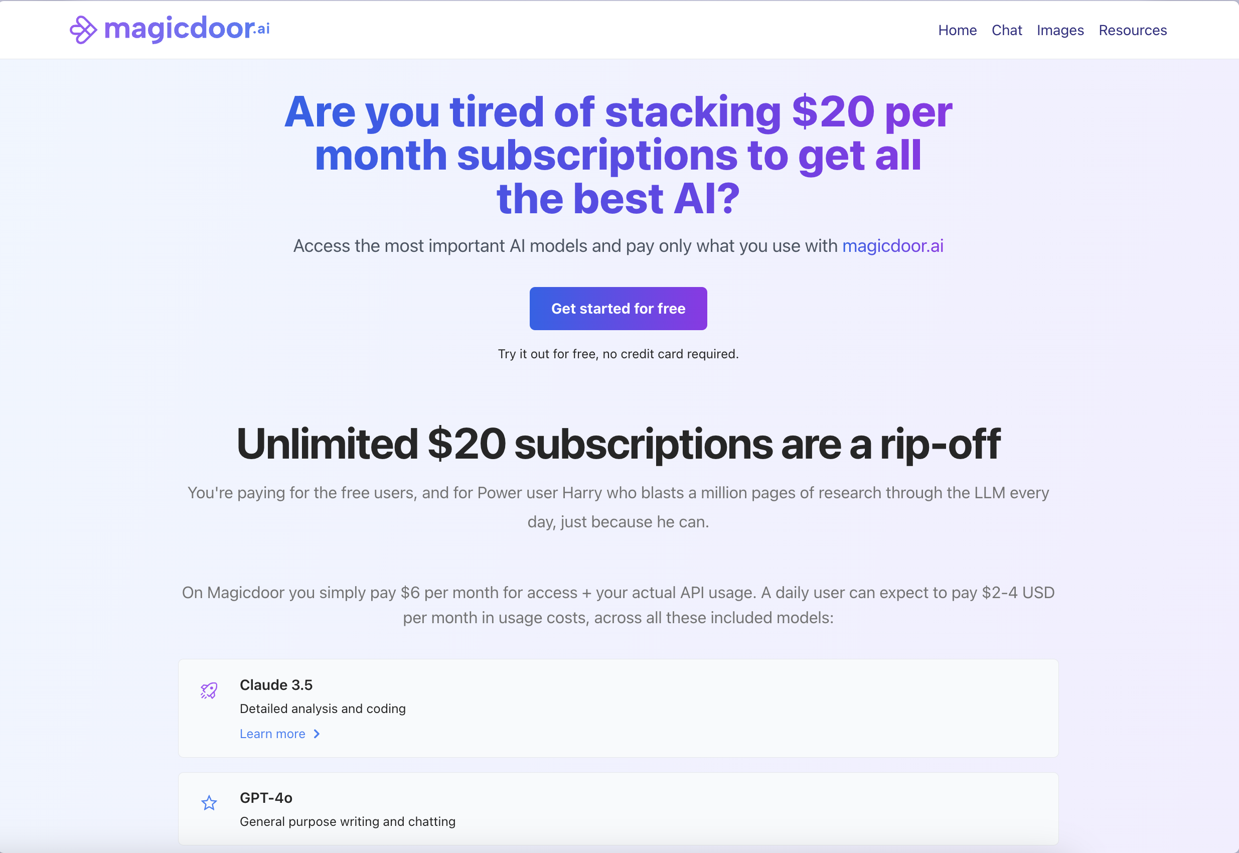Magic Door Homepage